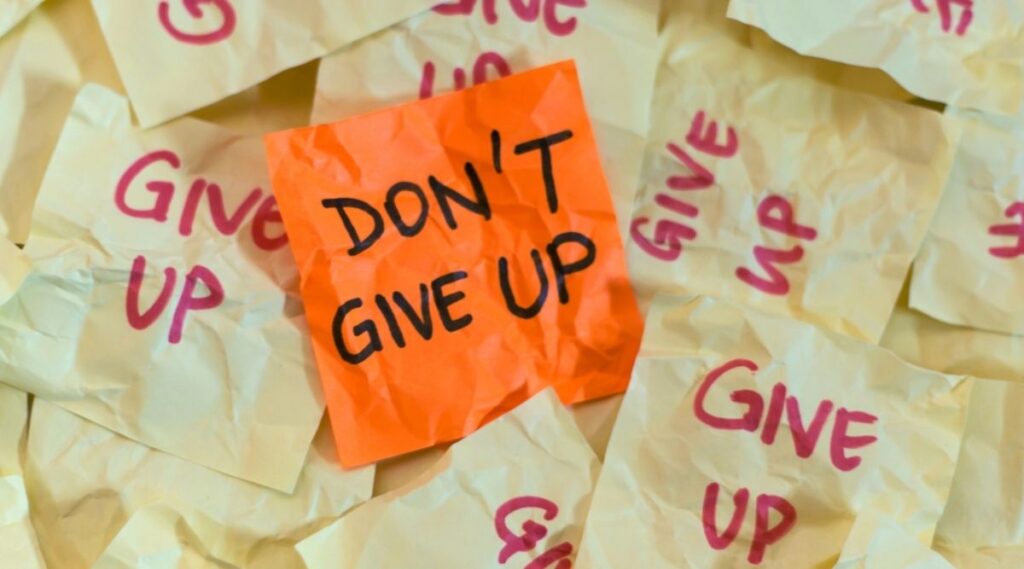 Đừng bỏ cuộc